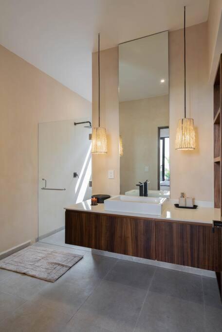 Appartement Lujoso Departamento Boho-Chic Con Alberca Privada à Tulum Extérieur photo