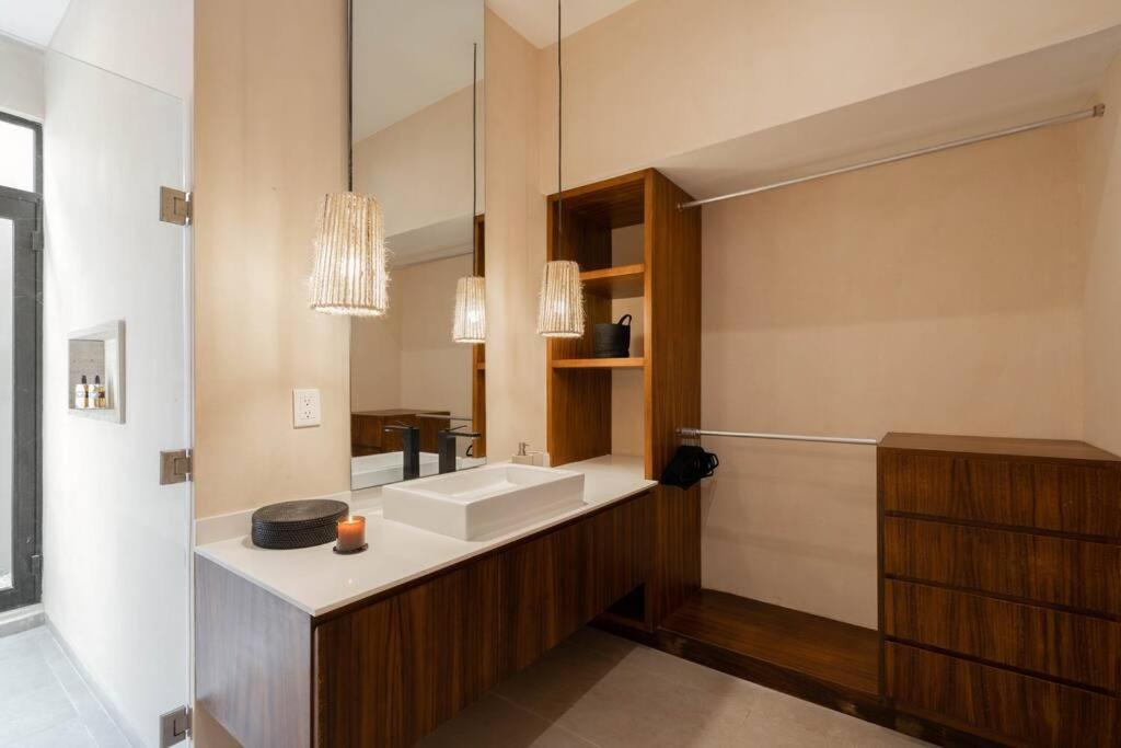 Appartement Lujoso Departamento Boho-Chic Con Alberca Privada à Tulum Extérieur photo